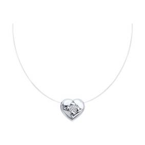 Колье на леске Diamant с фианитом 94-170-02189-1 94-170-02189-1 фото