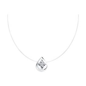 Колье на леске Diamant с фианитом 94-170-02194-1 94-170-02194-1 фото