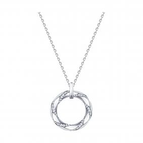 Серебряное колье Diamant 94-170-02266-1 с фианитом 94-170-02266-1 фото