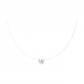 Колье на леске Diamant с фианитом 94-170-02333-1 94-170-02333-1 фото