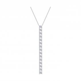 Серебряное колье Diamant 94-170-02467-1 с фианитом 94-170-02467-1 фото