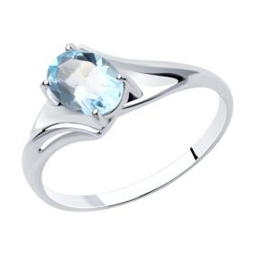 Серебряное кольцо Diamant 94-310-00587-1 с топазом 94-310-00587-1 фото