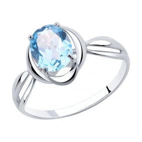 Серебряное кольцо Diamant 94-310-00604-1 с топазом 94-310-00604-1 фото