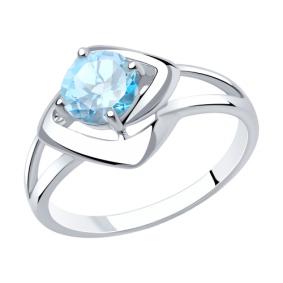 Серебряное кольцо Diamant 94-310-00605-1 с топазом 94-310-00605-1 фото