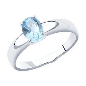 Серебряное кольцо Diamant 94-310-00626-1 с топазом 94-310-00626-1 фото