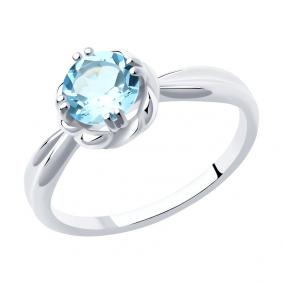 Серебряное кольцо Diamant 94-310-00631-1 с топазом 94-310-00631-1 фото