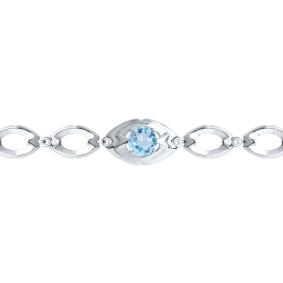 Серебряный браслет Diamant 94-350-00680-1 с топазом 94-350-00680-1 фото