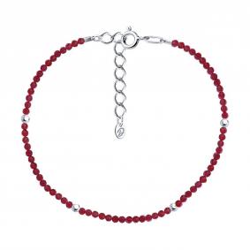 Серебряный браслет Diamant 94-350-01855-4 с шпинелью 94-350-01855-4 фото