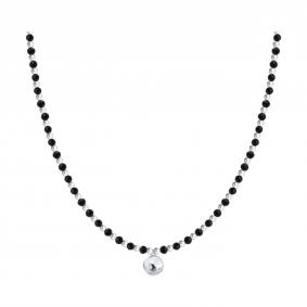 Серебряное колье Diamant 94-370-00109-1 с шпинелью 94-370-00109-1 фото