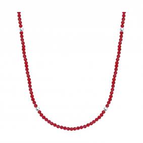 Серебряное колье Diamant 94-370-01855-4 с шпинелью 94-370-01855-4 фото