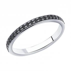 Серебряное кольцо SOKOLOV 94010700-91 с фианитом 94010700-91 фото