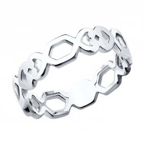 Серебряное кольцо SOKOLOV 94013700 94013700 фото