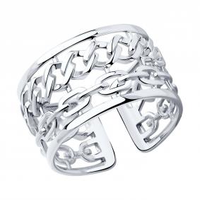 Серебряное кольцо SOKOLOV 94013725 94013725 фото