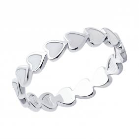 Серебряное кольцо SOKOLOV 94013830 с эмалью 94013830 фото