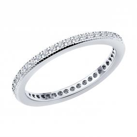 Серебряное кольцо SOKOLOV 94014012-91 с фианитом 94014012-91 фото