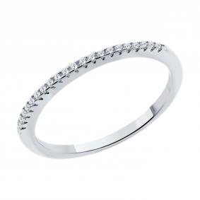 Серебряное кольцо SOKOLOV 94014024-91 с фианитом 94014024-91 фото