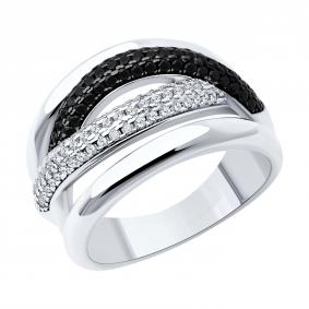 Серебряное кольцо SOKOLOV 94014030-91 с фианитом 94014030-91 фото