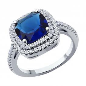 Серебряное кольцо SOKOLOV 94014103-91 с фианитом 94014103-91 фото