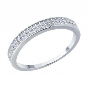 Серебряное кольцо SOKOLOV 94014249-91 с фианитом 94014249-91 фото