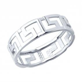 Серебряное кольцо SOKOLOV 94014605 94014605 фото