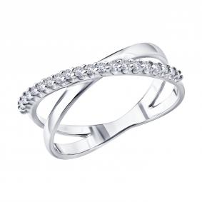 Серебряное кольцо SOKOLOV 94014637 94014637 фото