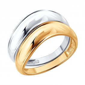 Кольцо из золочёного серебра SOKOLOV 94014689 94014689 фото