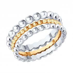 Серебряное кольцо SOKOLOV 94014690 94014690 фото