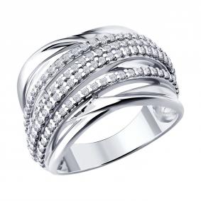 Серебряное кольцо SOKOLOV 94014851 94014851 фото