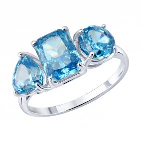 Серебряное кольцо SOKOLOV 94014852 94014852 фото