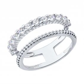 Серебряное кольцо SOKOLOV 94014876 94014876 фото