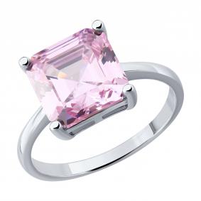 Серебряное кольцо SOKOLOV 94014914-91 с фианитом 94014914-91 фото