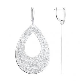 Серебряные серьги SOKOLOV 94021106 94021106 фото