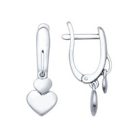 Серебряные серьги SOKOLOV 94022163 94022163 фото