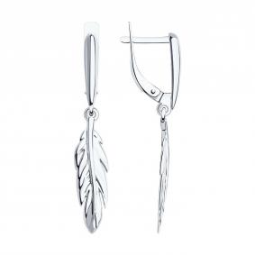 Серебряные серьги SOKOLOV 94022542-91 94022542-91 фото