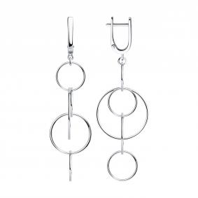 Серебряные серьги SOKOLOV 94022768 94022768 фото