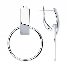 Серебряные серьги SOKOLOV 94023397-91 94023397-91 фото