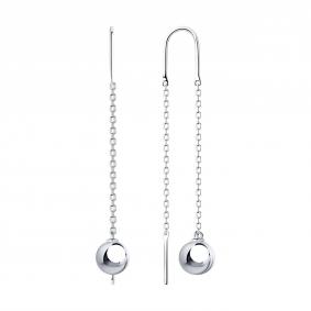 Серебряные серьги SOKOLOV 94023673-91 94023673-91 фото