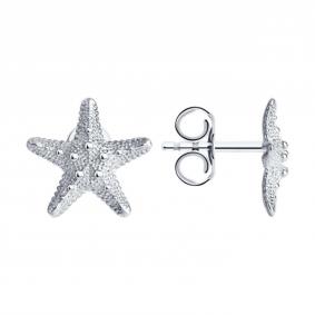 Серебряные серьги SOKOLOV 94024094-91 94024094-91 фото