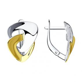 Серьги из лимонного серебра SOKOLOV 94024328 94024328 фото