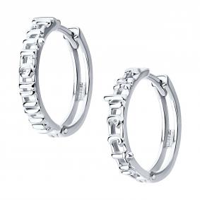 Серебряные серьги SOKOLOV 94025327 94025327 фото