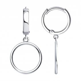 Серебряные серьги SOKOLOV 94025762-91 94025762-91 фото