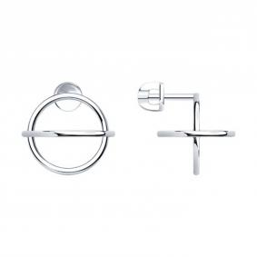 Серебряные серьги SOKOLOV 94025909 94025909 фото