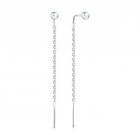 Серебряные серьги SOKOLOV 94025981-91 94025981-91 фото