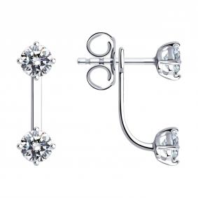 Серебряные серьги SOKOLOV 94026005-91 94026005-91 фото