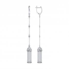 Серебряные серьги SOKOLOV 94026037-91 94026037-91 фото