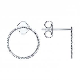 Серебряные серьги SOKOLOV 94026380-91 94026380-91 фото