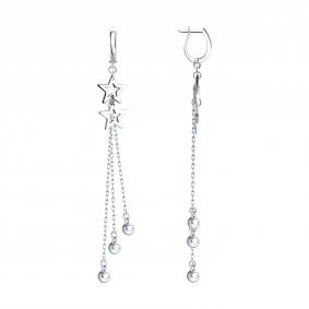 Серебряные серьги SOKOLOV 94026582-91 94026582-91 фото