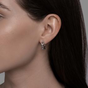 Серебряные серьги SOKOLOV 94026588-91 94026588-91 фото