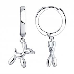 Серебряные серьги SOKOLOV 94026604-91 94026604-91 фото