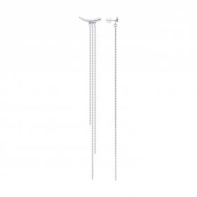 Серебряные серьги-трансформеры SOKOLOV 94027020 94027020 фото